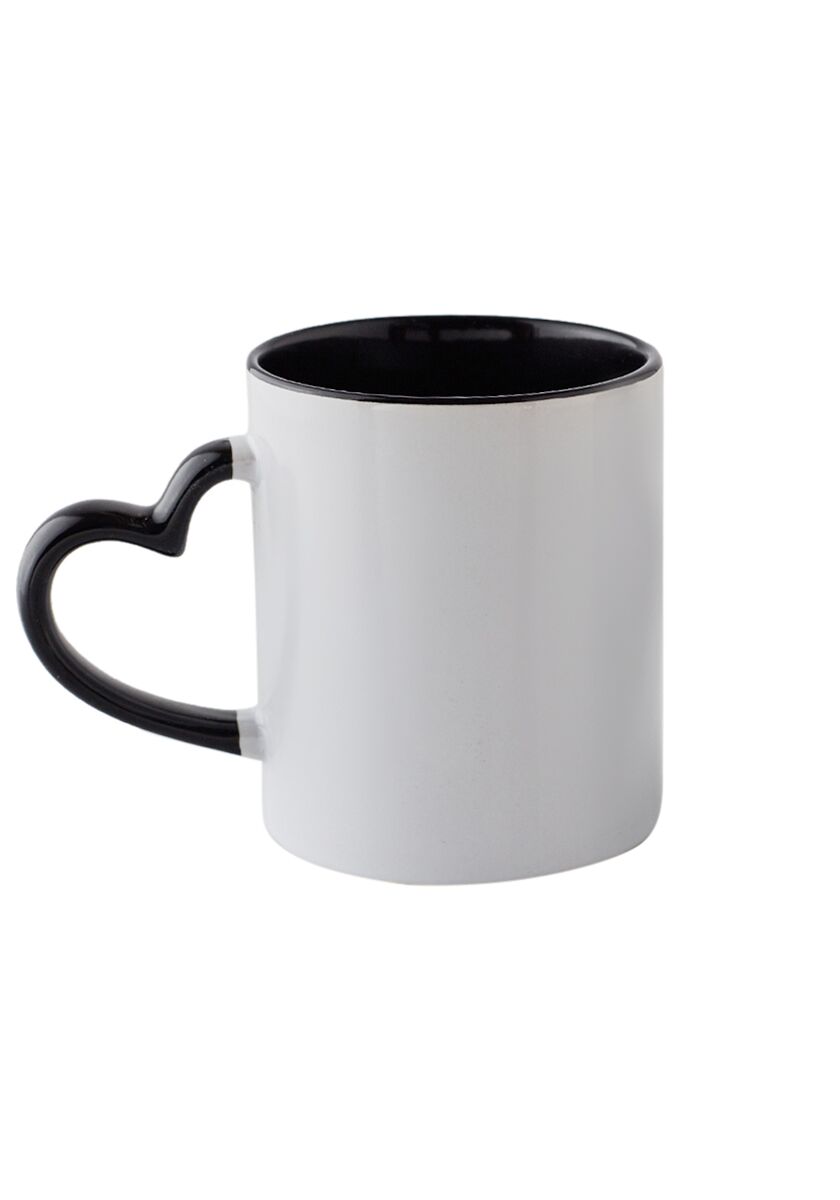 3 Tone Heart Handle Mug