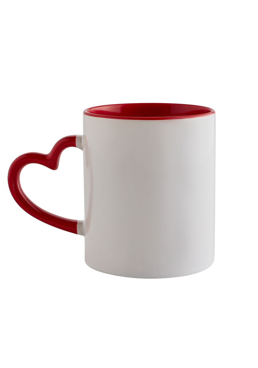 3 Tone Heart Handle Mug - Image 2