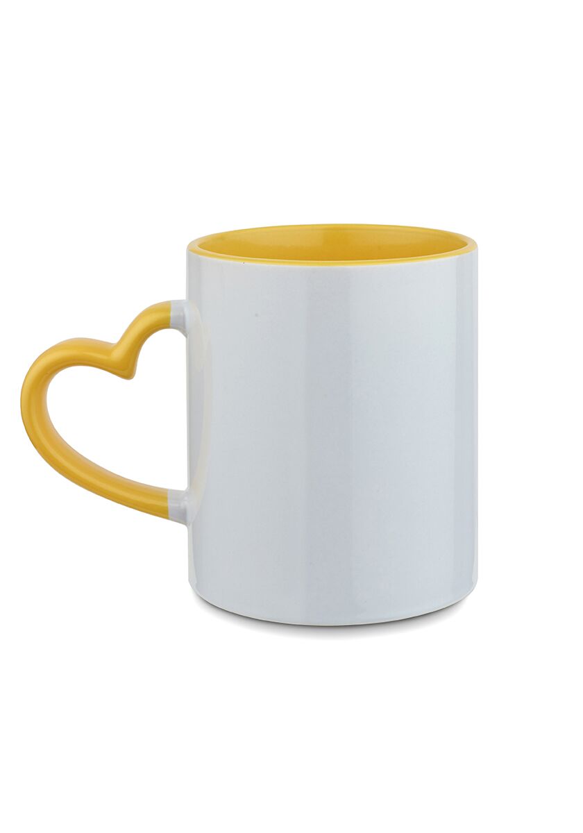 3 Tone Heart Handle Mug - Image 3