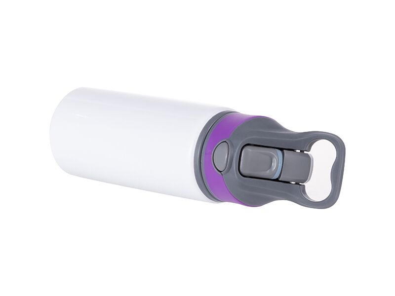 22oz Aluminium Bottle with Purple Color Cap 650ml - Image 4