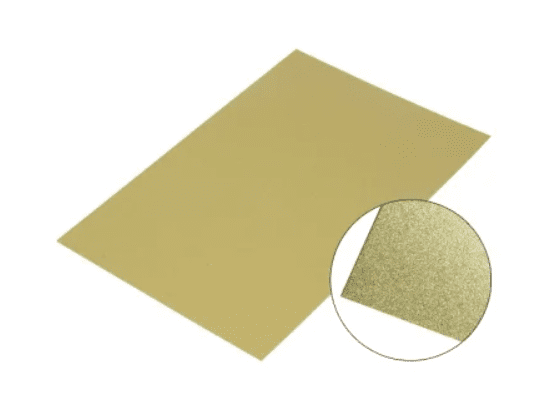 Sublimation Aluminum Sparkling Gold Sheet 60 By 120cm